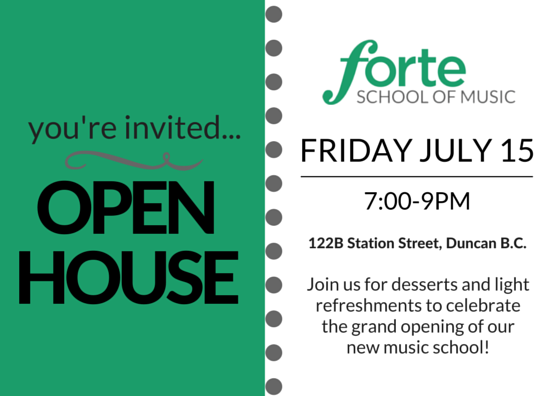 You're Invited to our open house