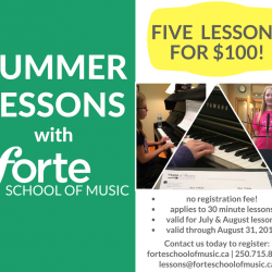 Summer Music Lessons